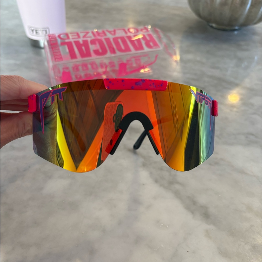 Red and Orange Men's Sunglasses